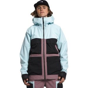 The North Face Mens Dragline Jacket XL Ice Blue Snowboard Ski Hooded NEW
